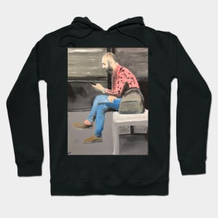 Man Taking A Break In The Sun Hoodie